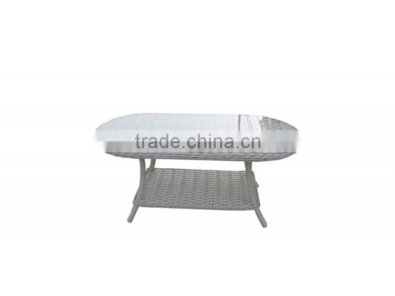 2015 MODERN WHITE COFFEE TABLE WICKER