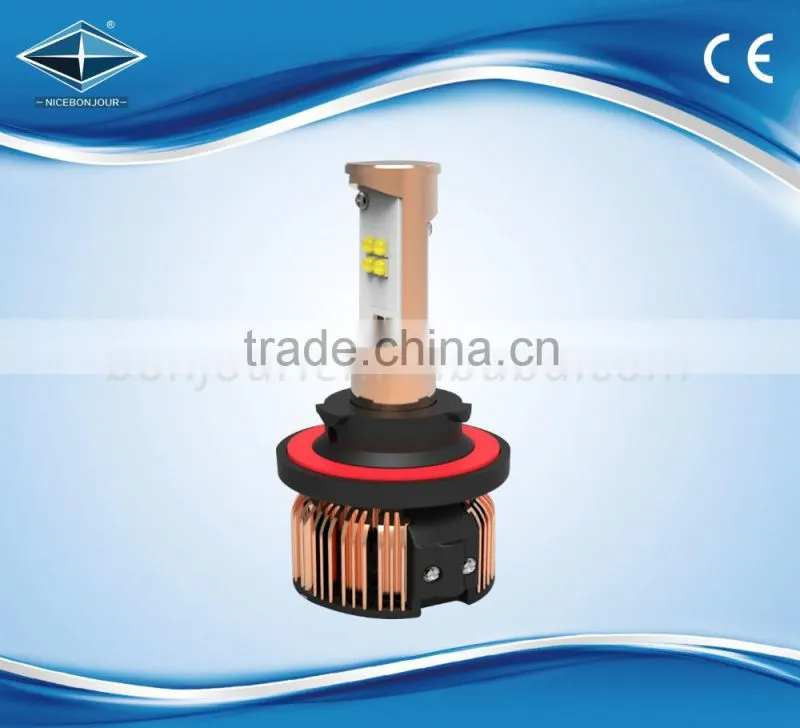 Luxury Gold 2016 Hot Marketing Head Light Fog Light H13 Base 8 smd 40W LED