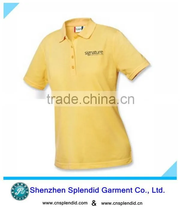 Custom wholesale comfortable lady polo shirt