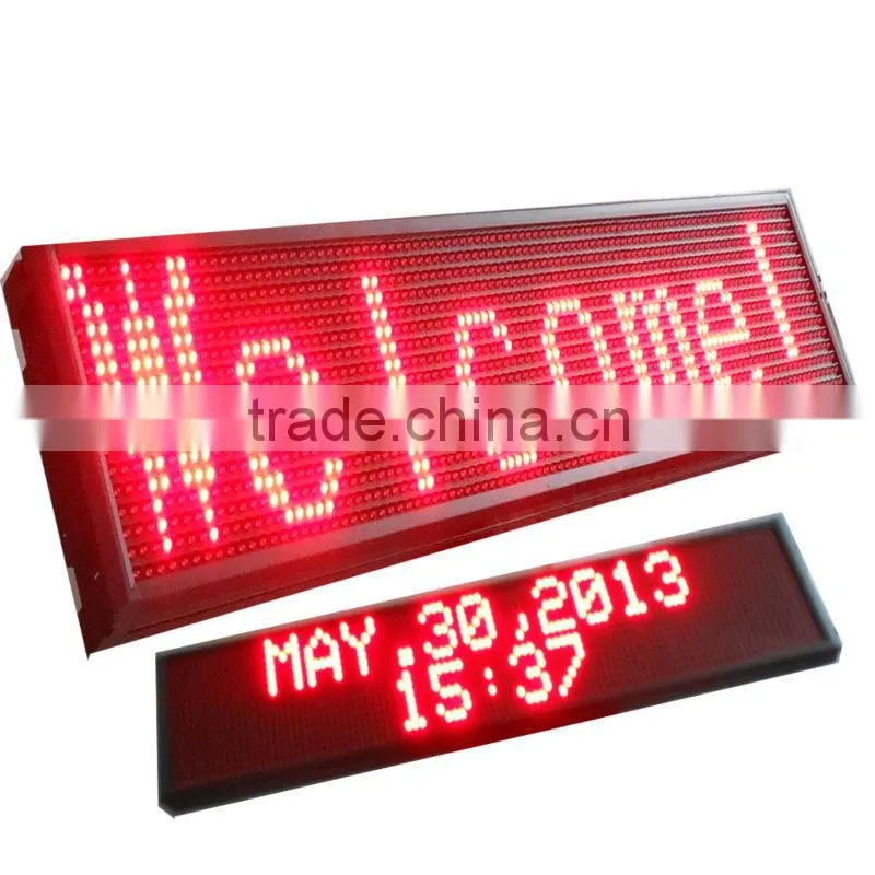 without acrylic mask LED message display
