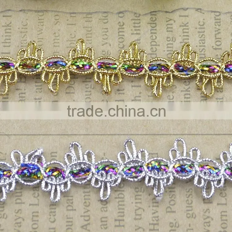 2.1cm colorful nylon wavy belt