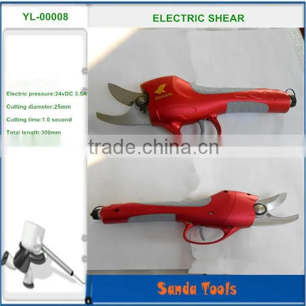 4.4A lithium battery 25mm cutting length garden shears