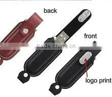 best selling new design leather usb flash drive