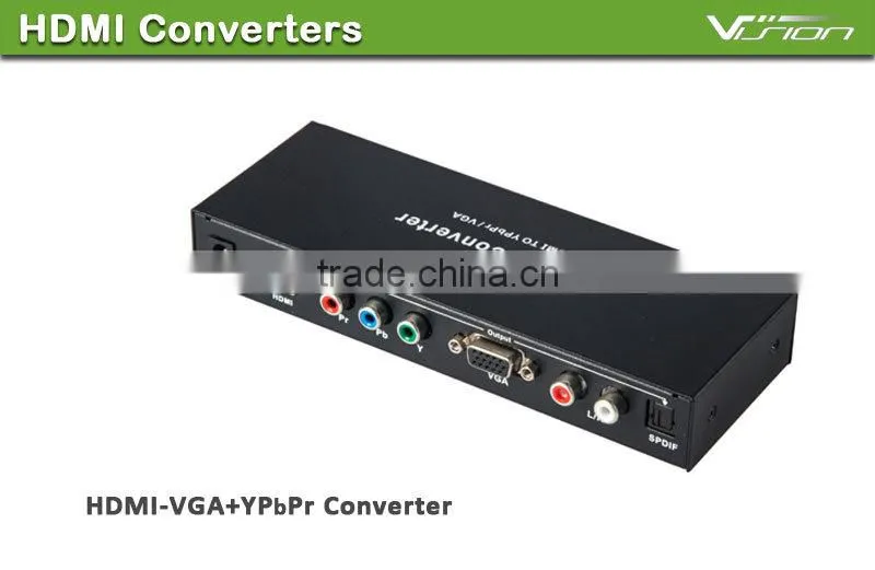 Generic PC DVD HDMI to VGA & Audio For HDTV CRT Video Converter Box Adapter 1080P New