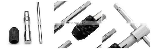 small hand tap set in 6pcs taper tap set bsp tap set