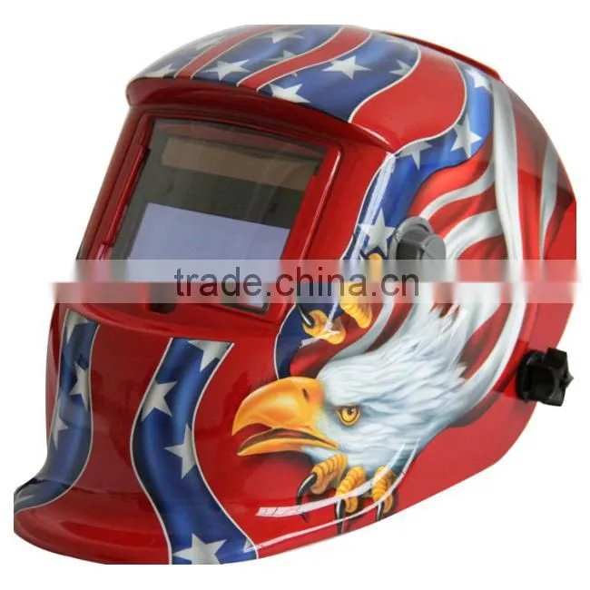 LYG-8520A eagle print 4 color mask welding helmet auto darkening for tig