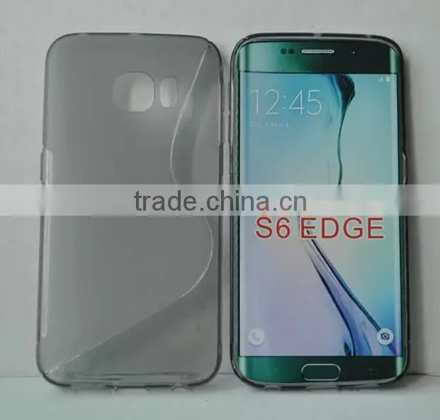 Wholesale Price Colorful S-line Soft TPU Cover For Samsung Galaxy S6/S6 edge