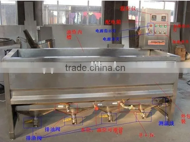 Half Automatic Food Deep Fryer Pot with Electric Heating