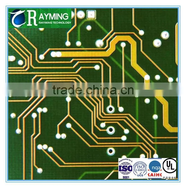 Coffee color soldermask HASL Copper Clad oem double-side pcb