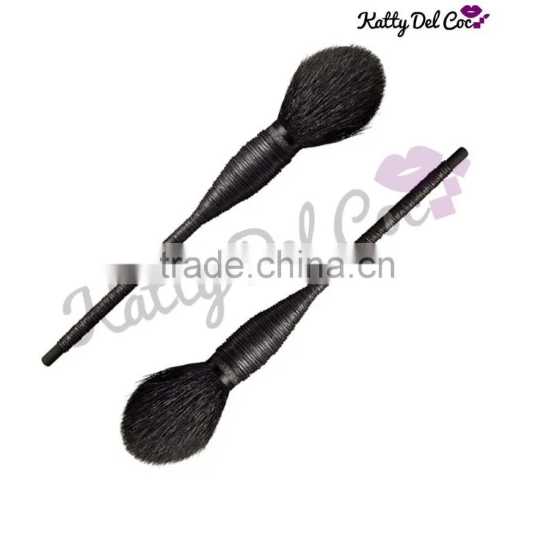 Hottest rattan goat hair makeup brushes New Style