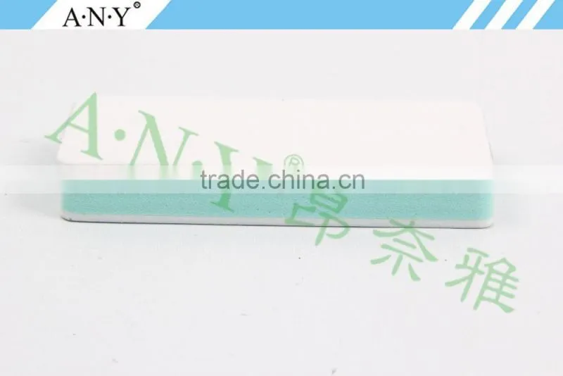 Professional Nail Art Care Cheap Light Blue Square Nail Files Sponge Board