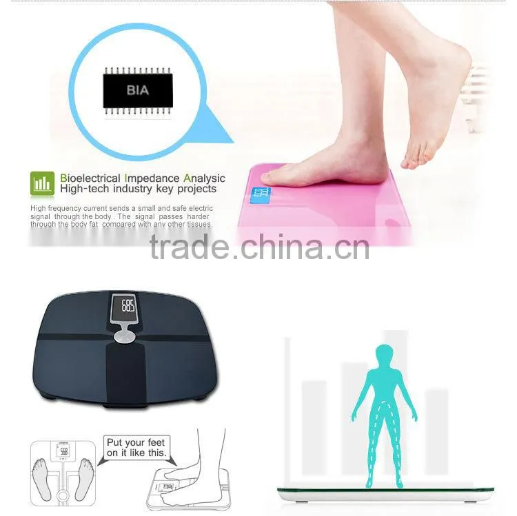 2015 HOT Fashion Solar digital bathroom scale