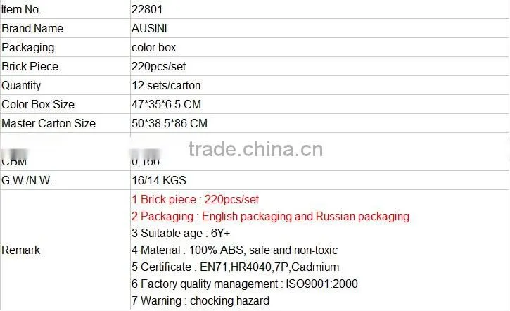 gift plastic building bricks for the Military equipment