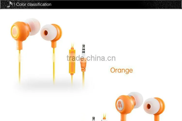 ULDUM 2013 mp3.4.5 player earbud earphone portable cheap wholesale stereo earphone headphone
