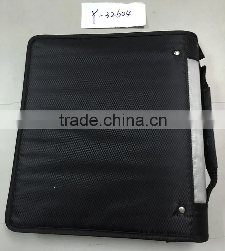 2016 New Design Customized Zipper Binder Folder ,2Inch 3Ring Zipper Binder