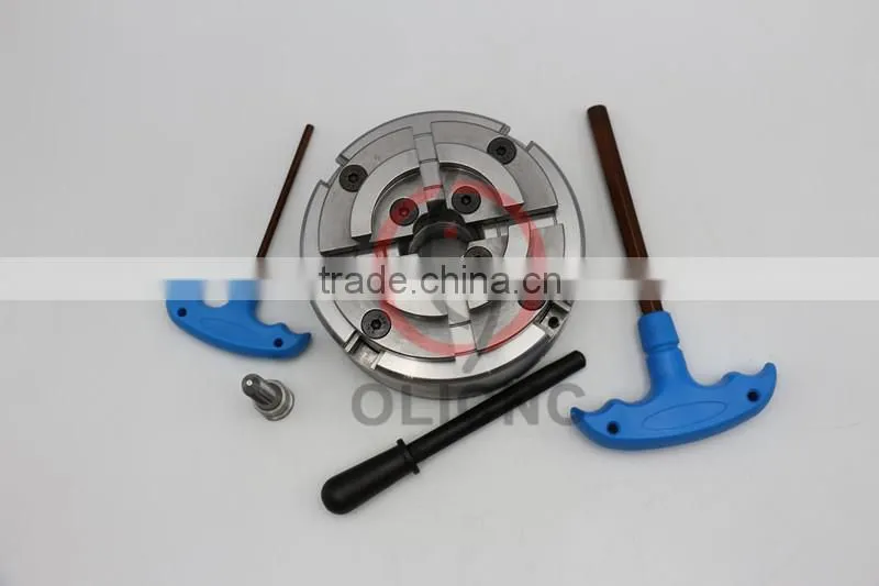 Clamping 8-100mm 4"/5''Self-centering Wood-working Scroll Chucks for a Wide Range Wooden Lathe spindle