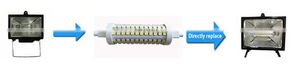 new arrival 360 15W led R7S lamp