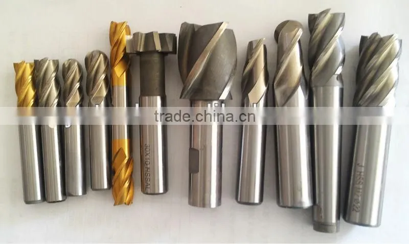 High precision, super hard end mill,hss milling cutters