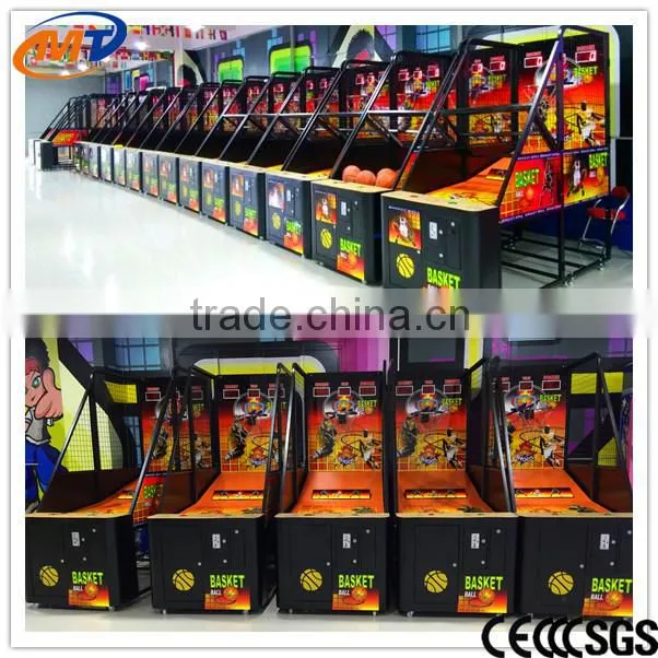 China Mantong sports game machine / arcade game machine basketball shooting games for sale
