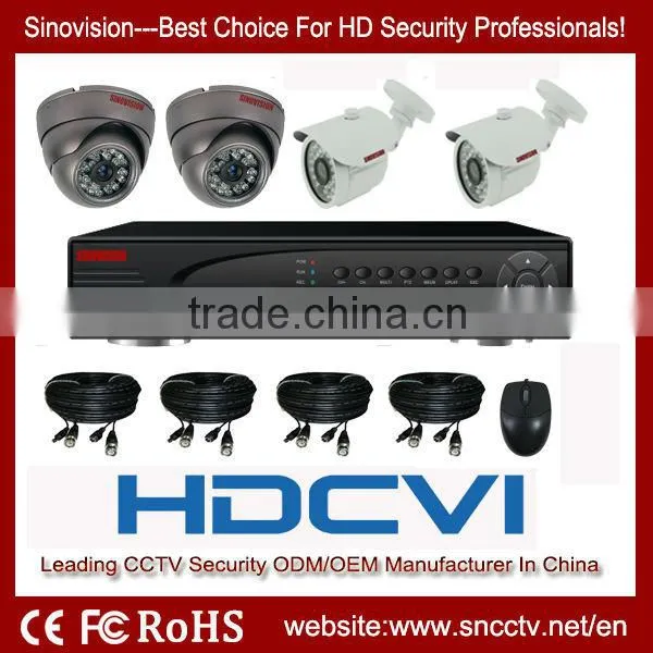 2014 Best Quality Dahua HDCVI 720P/960P 4CH/8CH CCTV DVR KIT