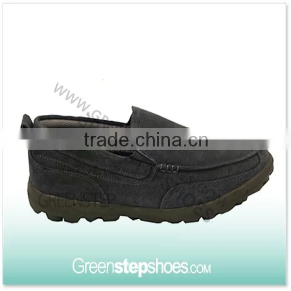 Genuine Leather Men's Black Shoes Loafers Casual Shoes