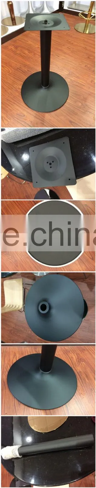 Good price manufacture small round wrought iron table frame