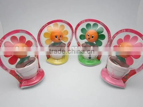 Lovely Sun Flower Solar Toys for Car Decoration