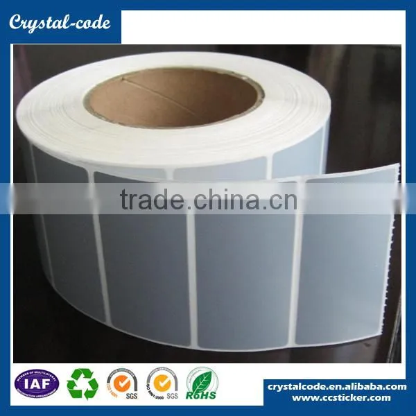 Gold hot stamp metallic anti-counterfeit capsule bottle PET label