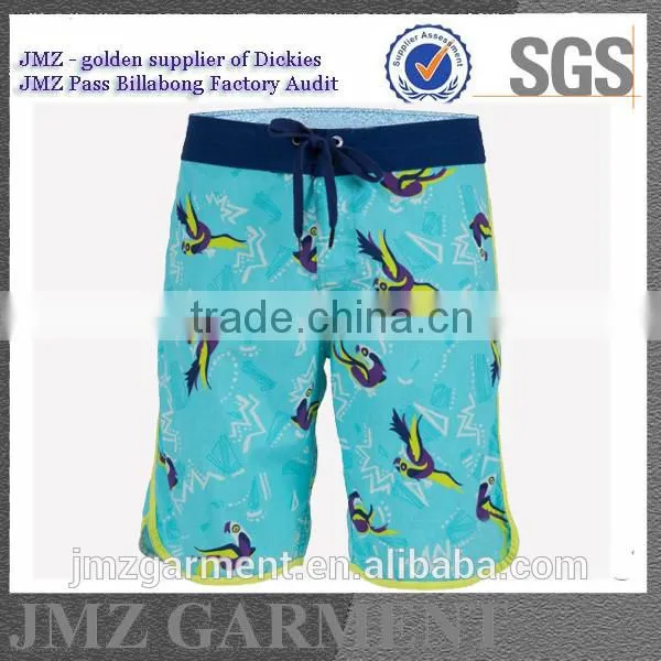 OEM swim short for men polyester swimwear with your own logo