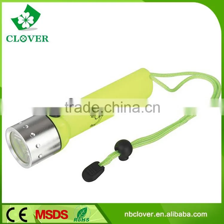 Green handle 180LM 4*AAA battery high power style mini led flashlight