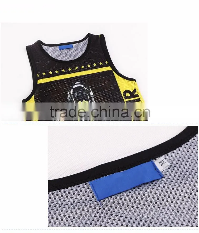 Yingzhong garment factory Tank top Custom print men Vest ,mens digital printing Tank tops