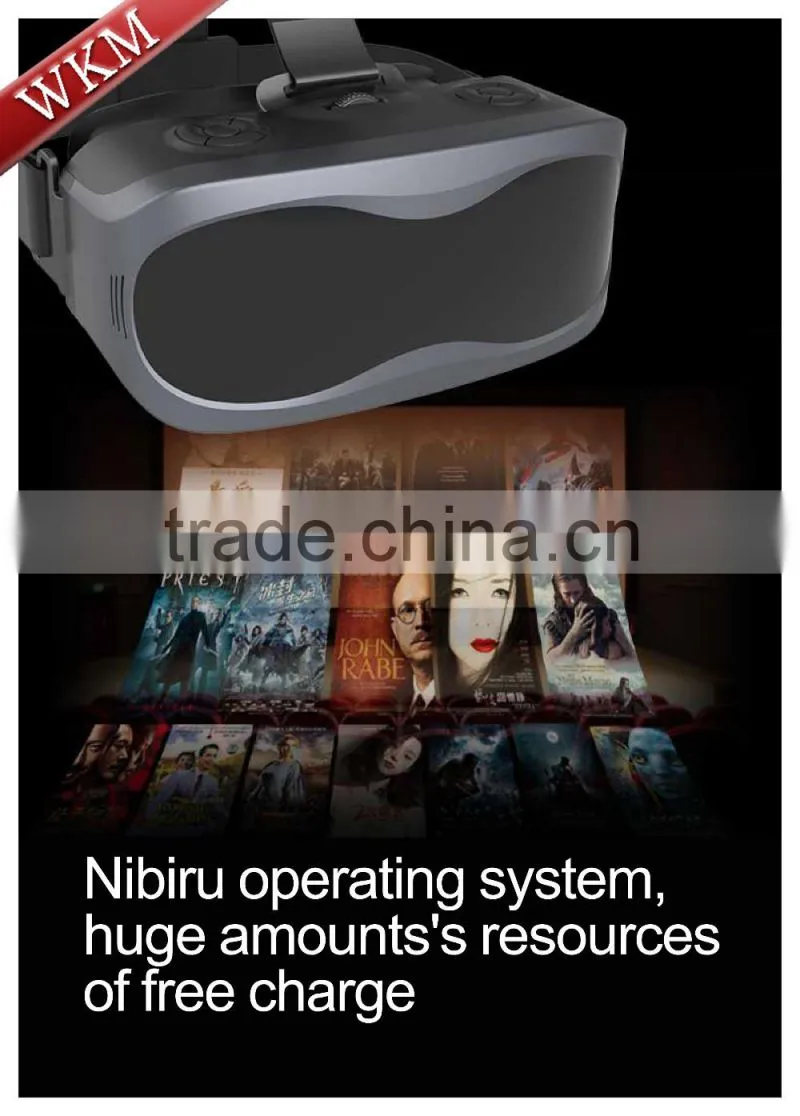 Virtual Reality with Wifi Bluetooth and 360 Degrees Full 3D View All in one VR Glasses