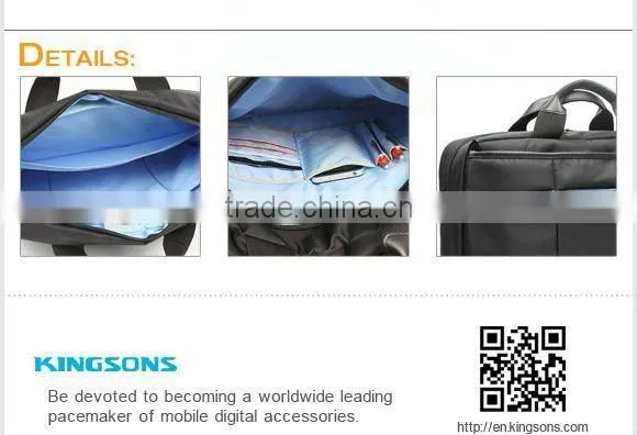 2012 Latest Hot-selling 14.1" K8303W Nylon Waterproof Laptop Carrying Handbag Case for men