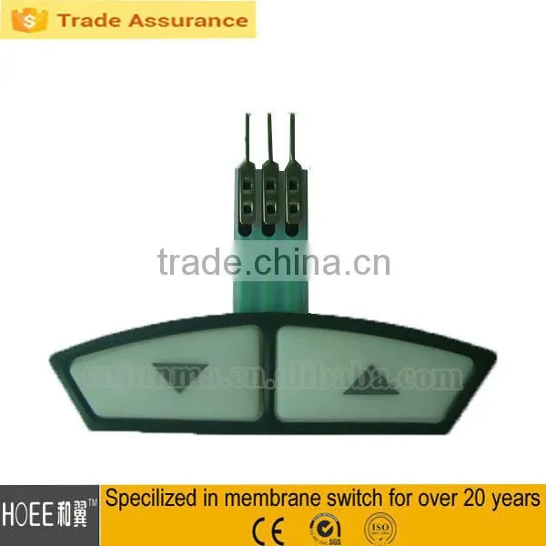 curve style rubber control overlay membrane silicone rubber panel switch keypad