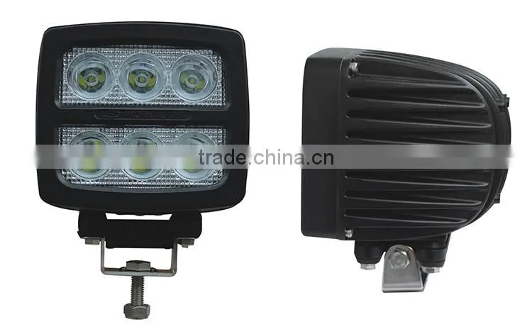 Reverse Polarity protected 9V 32V DC car work light led with PC cover