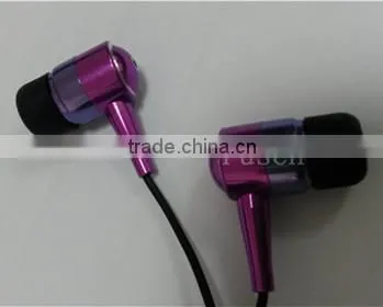 Stylish and Popular CE/ROHS Metal earphone