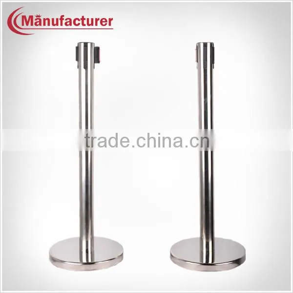 Airport Retractable Blet Safety Post Stanchion ,Queue Line Barrier