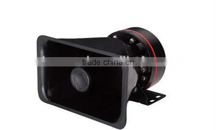HS80 80W Police and Siren ABS Neodymium Alarm Speaker
