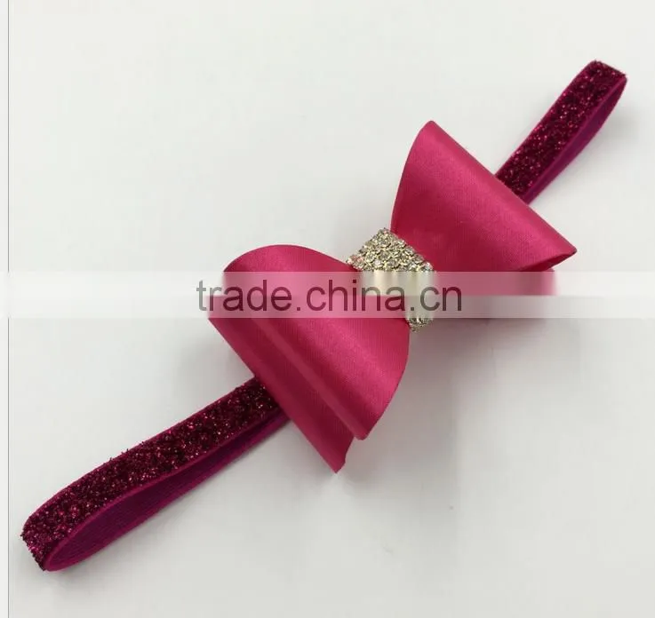 New selling the European and American children tire PVC color butyl bowknot diamond powders with 8 color bow