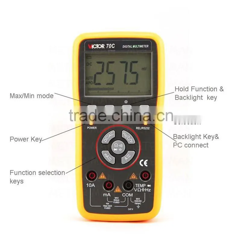 VC70C 3 5/6 6000 counts Digital multimeter victor