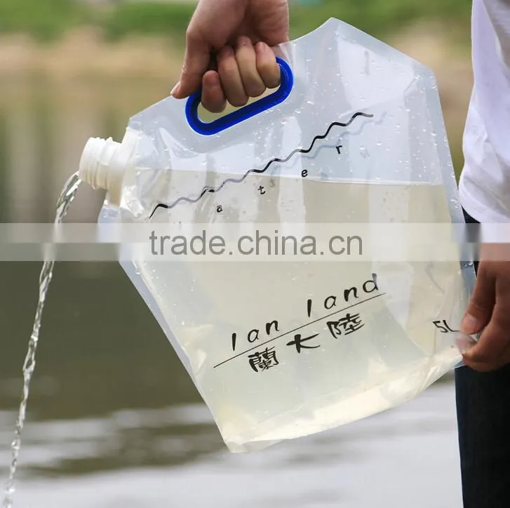 NatureHike 15L Portable Outdoor camping folding bucket water bottle water bag collapsible container car Mention water bag