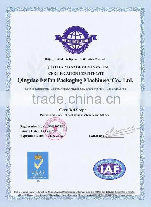 FFX model envelope type biscuit automatic grocery packing machine