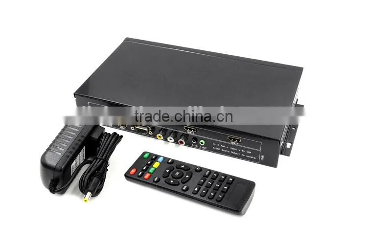LINK-MI LM-TV04 1080p 2x2 HDMI Video Wall Controller Controlled By Remote, Button and RS232