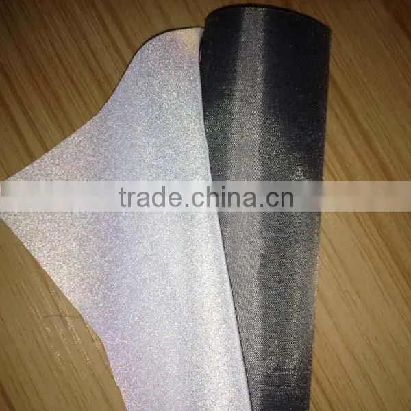 Black 3M High Light Reflective Fabric for Clothing