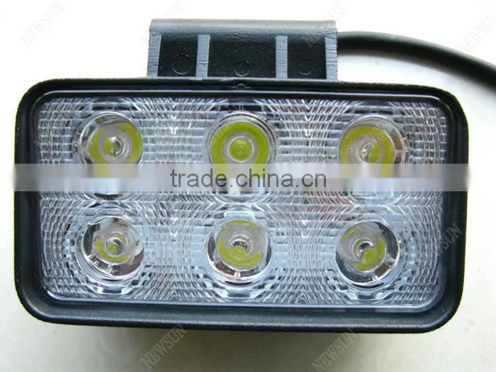 Spot/Flood Beam Car C ree Led Work Light Auto 18w Led Offroad Driving Light Truck Tractor 4x4 For Jeep Led Work Lamp