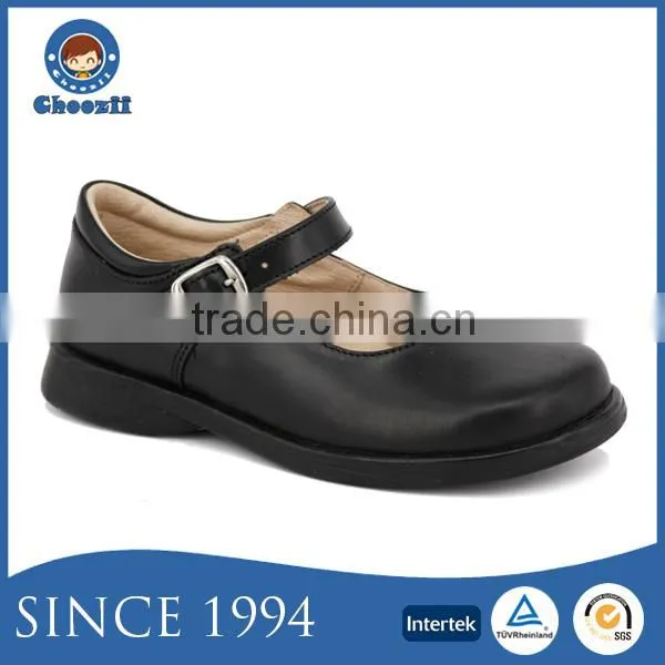 2016 Charming Girls Primary School Shoes with Flower Decoration