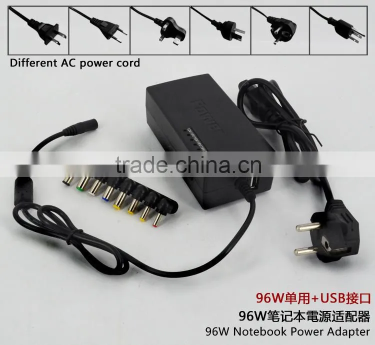 Input 100-240V EU UK US plug AC/DC power adapter with USB plug