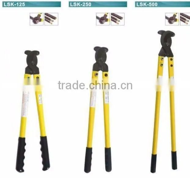 LSDHigh Quality LSK-500 Long arm heavy-duty cable cutter easy cutting cable cutters hanroot super crimping plier wire cable cutt