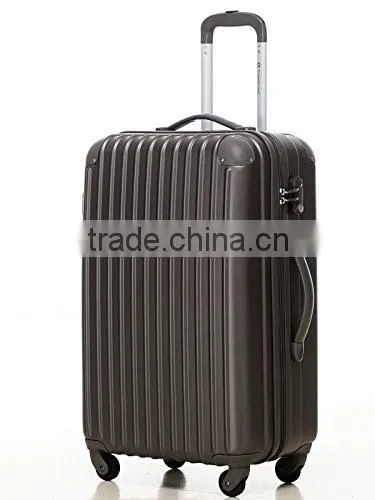 2016 ABS plastic hard case travelers choice luggage suitcase set Fashionable suitcase
