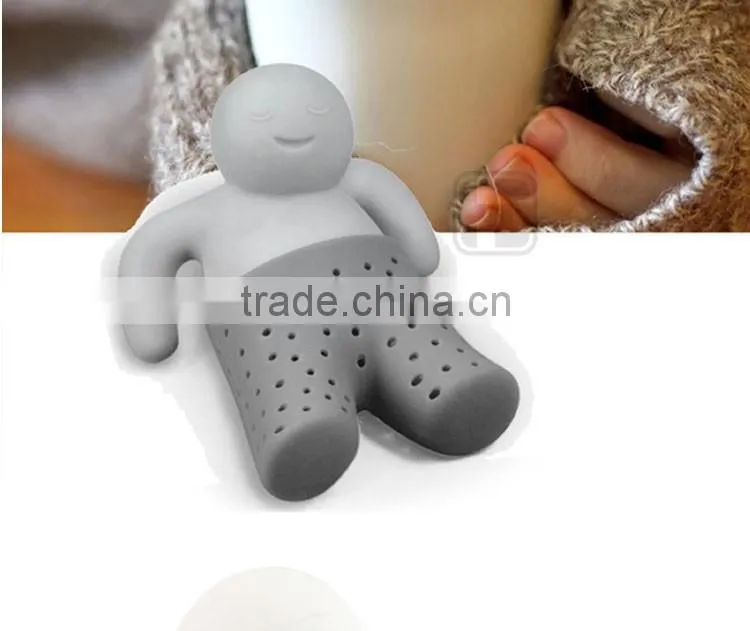 Cute Practical Teapot cute Mr Tea Infuser Tea Strainer Coffee & Tea Sets